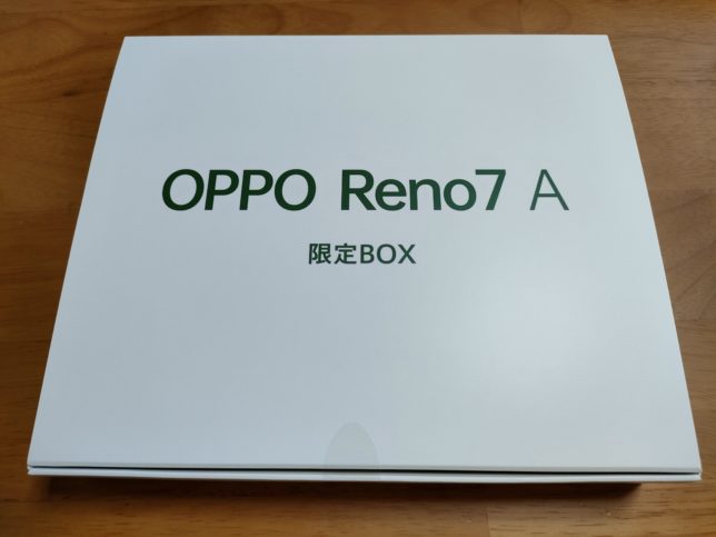 OPPO Reno7 A　限定BOX